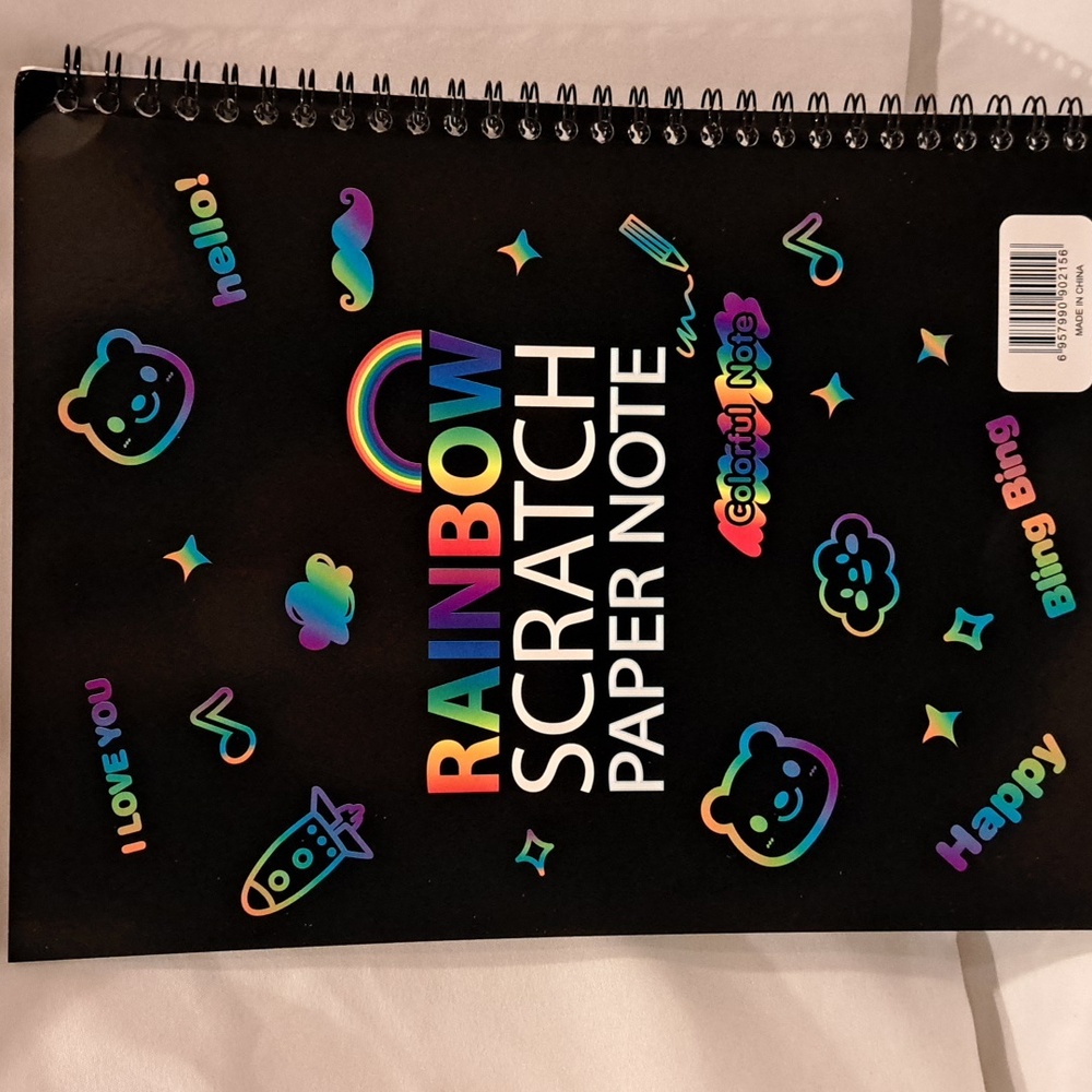 Let's Go Rainbow Scratch Paper Note. - Picture 7 of 8